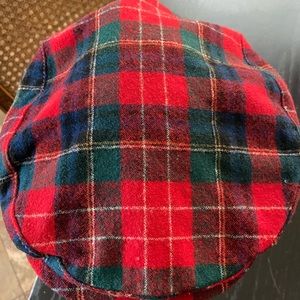 Pendleton Wool Tartan cap (Unisex) sizeL 7-3/8 Red❤️Green💚Plaid